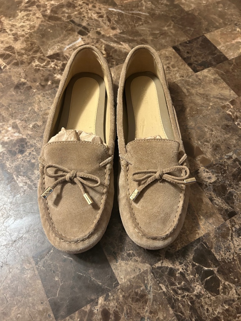 Michael Kors Daisy Leather Moccasins